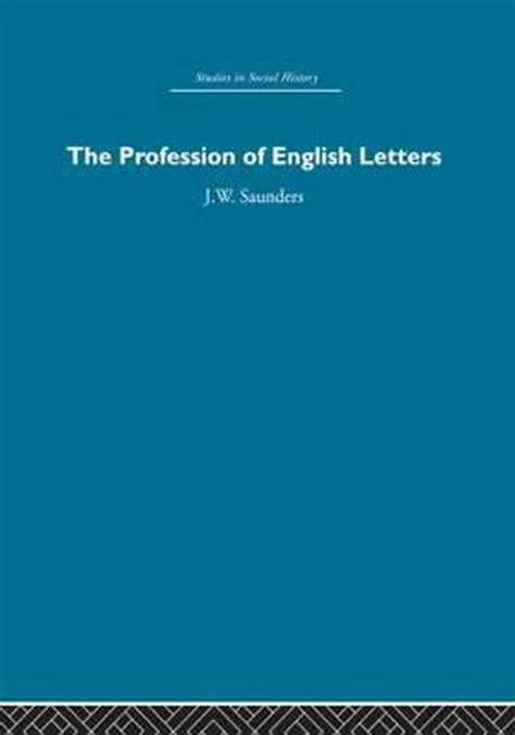 https://ts2.mm.bing.net/th?q=2024%20The%20Profession%20of%20English%20Letters|J.%20W.%20SAUNDERS